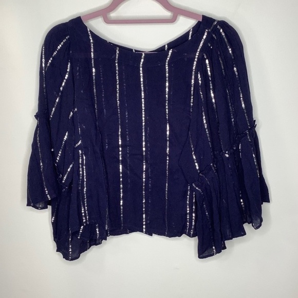 Floreat for Anthropologie bell sleeve top - Picture 4 of 7